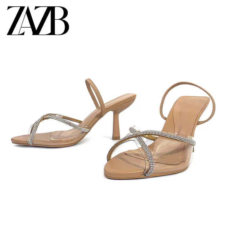 صنادل نسائية بكعب عالٍ - Women's high-heeled sandals