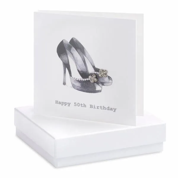 50 Silver Earrings On Designer Card by Crumble and Core