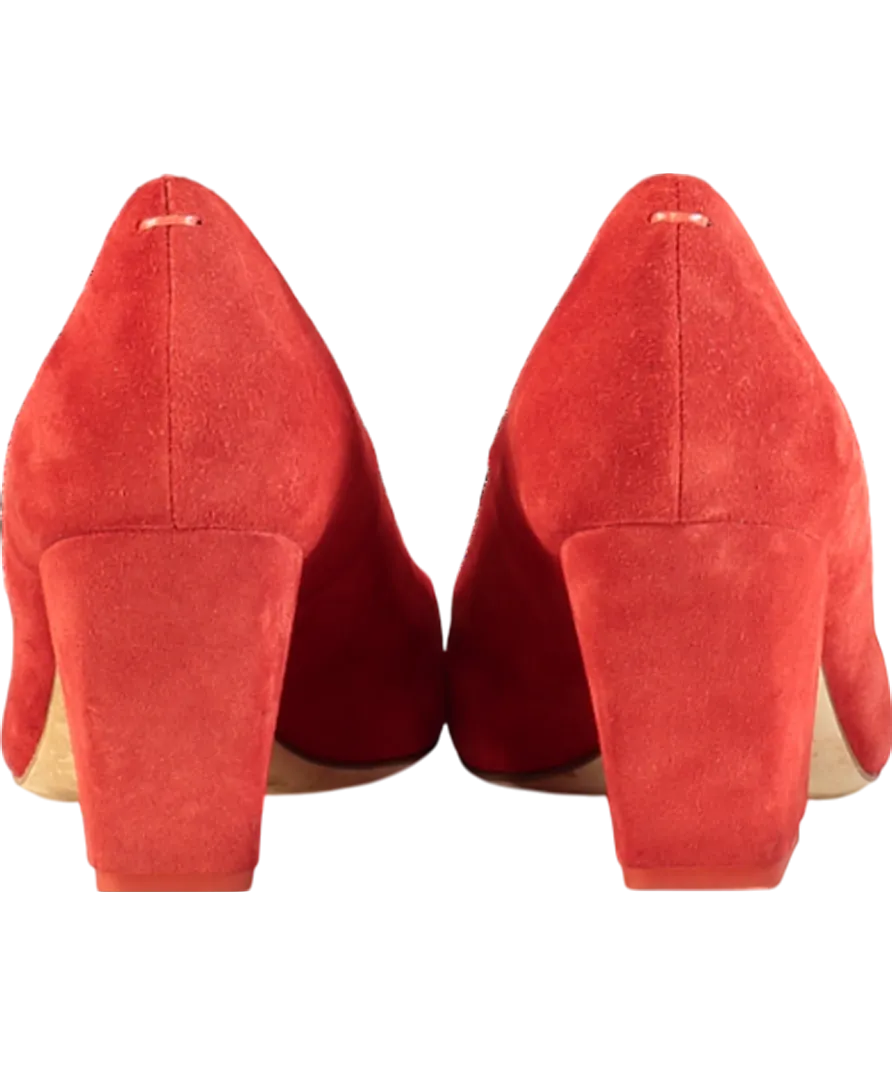 AEYDE Red Lizzy Suede Heels UK 8 EU 41 
