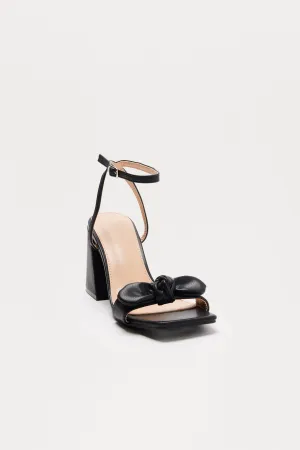 Allude Bow Heels - Black