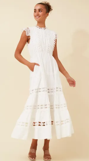Carmina dress- White lace