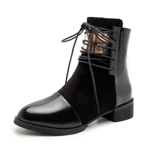 Casual Ankle High Heels Boots