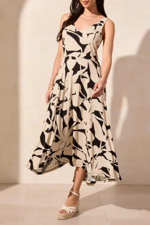 Tribal Ladies Safari Sleeveless High Low Dress